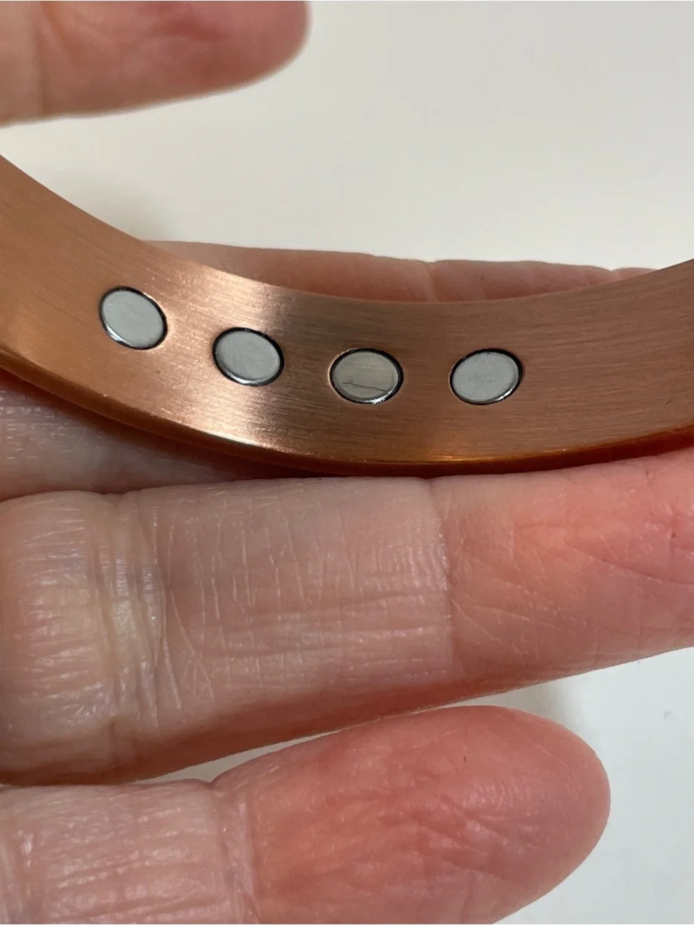Copper Magnetic Bangle Bracelet Women Men Arthritis Pain Relief Balance Calm Joy